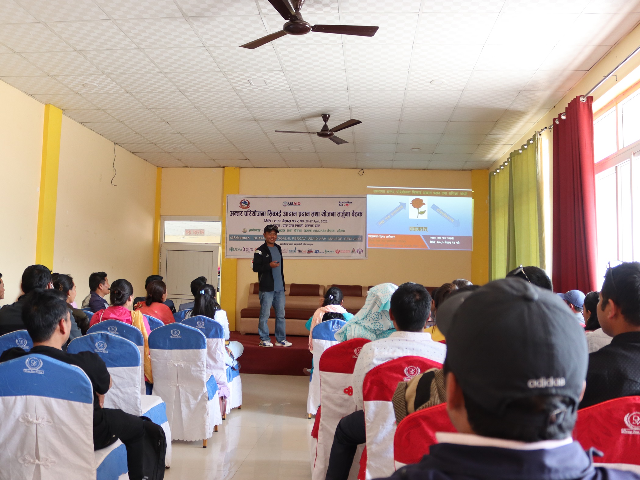 Admin & Financial Orientation on Inter-project Learning sharing meeting in Dang Fun Valley on 26 & 27 April 2023